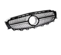 Front Bumper Grille For Benz E Class W213 2016-2020 E200 E260 E300 E350 Diamond Style Front Grille Bumper Mask Grill Tuning Front Kidney Grill(DM Glossy Black)
