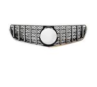 Front Bumper Grille For Benz E Coupe W207 C207 A207 2009-2016 Front Inlet Grille Bumper Grill Middle Grid Mesh Tuning Accessories Styling(09-12 GT Silvery)