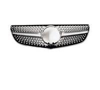 Front Bumper Grille For Benz E Coupe W207 C207 A207 2009-2016 Front Inlet Grille Bumper Grill Middle Grid Mesh Tuning Accessories Styling(13-15 Diamond Silver)