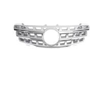 Front Bumper Grille For Benz For ML-Class W164 2005-08 ML320 ML350 ML500 ML550 Racing Grill AMG Style Upper Grid Black Front Bumper Grille(AMG Chrome Silver)