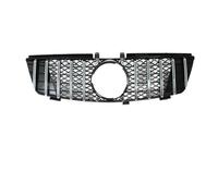 Front Bumper Grille For Benz For ML-Class W164 2005-08 ML320 ML350 ML500 ML550 Racing Grill AMG Style Upper Grid Black Front Bumper Grille(GTR Chrome Silver)