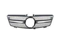 Front Bumper Grille For Benz ML W164 2005-2011 GT Diamond Style Tuning Accessories Front Mask Grille Bumper Grill Hood Mesh Modification(2005-2008 Diamond Black)
