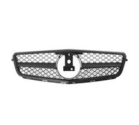 Front Bumper Grille FOR C-class FOR Coupe FOR W204 C204 S204 C43 C180 2007-2014 Inlet Middle Mesh Front Mask Grille Bumper Grill Tuning Front Grille Mesh(Matte Black)