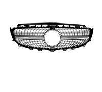 Front Bumper Grille For E Class W213 C238 2016-2020 For GT E63 Style Front Inlet Grille Bumper Grill Mask Grid Middle Mesh Tuning Bonnet Grille(Silvery)