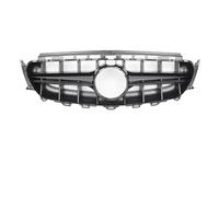 Front Bumper Grille For E Class W213 C238 2016-2020 For GT E63 Style Front Inlet Grille Bumper Grill Mask Grid Middle Mesh Tuning Bonnet Grille(E63S Glossy Black)