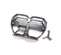 Front Bumper Grille For G80 M3 G82 G83 M4 2021 2022 2023 CSL Style Front Hood Kidney Grill Carbon Fiber Look Glossy Black(Carbon fiber pattern)
