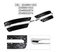 Front Bumper Grille for Mercedes C Class W204 2048851353 2048851453 Engine Air Regulation (2048851453 R grille)