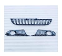 Front Bumper Grille For VW For Jetta MK6 2012-2014 Front Lower Bumper Center Grille Honeycomb Mesh Grille Fog Light Frame Assembly GLI Style Car Grille(A whole set of)