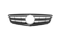 Front Bumper Grille For W204 Grille For C-Class C204 S204 2007-2014 C180 C200 C250 C300 C350 Diamond AMG GT Style Front Bumper(Sport-Glossy Black)