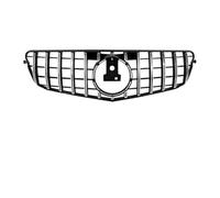 Front Bumper Grille Front Bumper Grille For Benz For C-Class For W204 2008-2014 For C180 For C200 For C250 For C280 For C350 Black Style Grille(GTR-Silver)