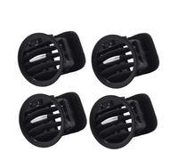 Front Bumper Grille Grill 13417363 2201099 13365420 Replacement for Vauxhall For Adam All Models 2013- A/C Air Vent Cover Outlet Grille(Black 2)(4pcs Black 2)