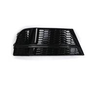 Front Bumper Grille Grill For A3 For 8V For S-LINE For CONVERTIBLE 17-19 Gloss Black Front Bumper Fog Light Grille(Left)