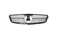 Front Bumper Grille Grill For C-Class W204 2008-2014 C180 C200 C280 Chrome Diamonds Style Front Bumper Grille Black GTR(AMG-Chrome 1 Pin)