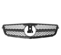 Front Bumper Grille Grill Tuning Accessories For Mercedes For Benz C Class W204 2007-2014 C180 C200 C250 C300 For AMG GT Diamond Style Air Vent Grille Cover(AM Matte Black)