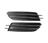 Front Bumper Grille Grille Trim Strips Pair For Front Bumper Lower Side Fog Light For A6 For C7 2012-2014 Fog light Frame