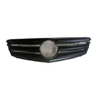 Front Bumper Grille Hood Grill Compatible With Mercedes-Benz C-Class W204 C180 C200 C300 C350 2008-2014 Tuning Grills(All black)