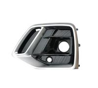 Front Bumper Grille Left Right Side Front Fog Light Grille Cover With ACC Hole For Q5 2021 2022 Car Front Bumper Light Grills In Racing Grill Car Grille(Silver Left)