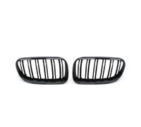 Front Bumper Grilles 2Pcs For BMW E92 E93 3-Series 328I 335I Coupe LCI 2010-2013 Car Black Front Kidney Double Slat Grill Grille(Gloss black)