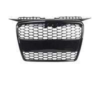 Front Bumper Grilles Compatible With A3 2004 2005 2006 2007 2008 8P4853651A Car Front Bumper Center Grille Front Mesh Honeycomb Grille Front Radiator Grille