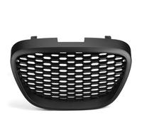 Front Bumper Grilles Compatible With Seat For Leon 2006 2007 2008 2009 Front Bumper Center Grille Front Honeycomb Mesh Grill Front Hood Grill(Matte Black)