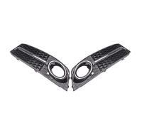 Front Bumper Grilles for A4 B8 RS4 Style 2009-2012 Fog Light Frame Cover Trim Front Bumper Lamp Grille Cellular Grid Car Accessories