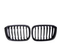 Front Bumper Grilles For BMW X3 X4 G01 G02 2018-2021 Car Front Bumper Kidney Grill Racing Grills Single Slat Glossy Black(Glossy Black)