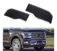 Front Bumper Guards Pads for 2024-2025 Ford F-150,Front Bumper Inserts Protective End Caps Cover,Lower Grill Corner Plastic Cover Body Armor Anti-Scratch Edge Trim.(Not fit Lightning/Raptor Trim)