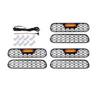 Front Bumper Insert Fog Light Lamp Cover Outer Grille For Bronco 2021-2025 Grill Inserts Exterior Accessories Modified Replace Parts