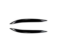 Front Bumper Lip 2Pcs Headlight Eyelids Head Light Lamp Eyebrow Cover Trim Headlight Eyebrow Car Accessories For BMW 1 2 Series F70 F74 2024+ Front Bumper Lip Spoiler