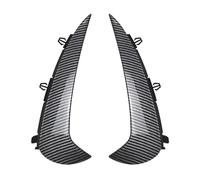 Front Bumper Lip 2X 2023 For Mercedes For Benz For GLC Class X254 AMG Line Rear Bumper Diffuser Lip Spoiler Wind Knife Trim Cover By ABS Body Kit Car Front Spoilers(Carbon Look)