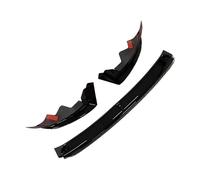 Front Bumper Lip 3Pcs for Tesla for Model Y Juniper 2025+ Car Front Bumper Lip Chin Guard Diffuser Splitter Spoiler ABS for Gloss Black(Gloss Black)