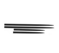 Front Bumper Lip 4PCS Body Side Trim Waterproof Bright Black Universal Door Protector Auto Modification Car Front Spoilers