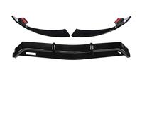 Front Bumper Lip Body Kit For C Class W205 C205 2015 2016 2017 2018 2019 2020 2021 Spoiler Splitters Diffuser C200 C250 C260 C300 C400 C4 MZEER(Glossy Black 2019-2021)