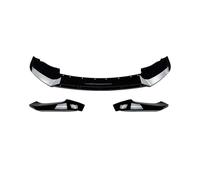 Front Bumper Lip Body Kit Spoiler Splitter Diffuser Guard Protector Gloss Black ABS For BMW For X3 F25 For X4 F26 LCI 2014-2017 Front Diffuser(Gloss Black Set)