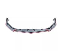 Front Bumper Lip Car Front Bumper Lip Spoiler Diffuser Deflector For Hyundai For Elantra CN7 2023-2024(Black Red)