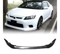 Front Bumper Lip Chin Spoiler, Compatible with 2011-2013 Scion tC, AD AX Style Flexible Polyurethane(PU) Lower Splitter Protector, Unpainted Black, 1PC