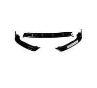 Front Bumper Lip Chin Spoiler Deflector Guard Decoration Diffuser Cover Trim For Fit For Jazz 2018-2020 OOPUHKSY(Gloss Black)