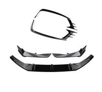 Front Bumper Lip Chin Spoiler For Accord 2018-2019 Car Front Bumper Spoiler Lip & Side Splitter Corner Cover Fog Light Brow Frame Trim Underbody Lip Accessories(GRAY)