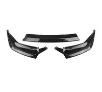 Front Bumper Lip Chin Spoiler For Civic For SI 2017 2018 2019 2020 2021 Car Front Spoiler Lip Lower Guard Trim Splitter Blade W/Signal Light Underbody Lip Accessories(Carbon Fiber Look)
