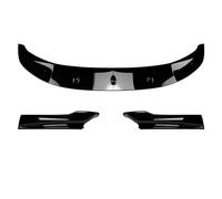 Front Bumper Lip Chin Spoiler For F10 For F11 For 5 Series 520i 530i 2010-2016 Car Front Bumper Splitter Lip Side Spoiler Underbody Lip Accessories(Gloss Black)
