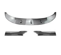 Front Bumper Lip Chin Spoiler For F10 For F11 For 5 Series 520i 530i 2010-2016 Car Front Bumper Splitter Lip Side Spoiler Underbody Lip Accessories(Carbon Look)