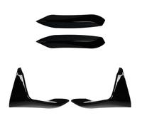 Front Bumper Lip Chin Spoiler For F80 For F82 For F83 For M3 For M4 2014-2020 Fog Light Lamp Eyebrow Frame Car Front Bumper Lip Splitter Underbody Lip Accessories(1 Set)