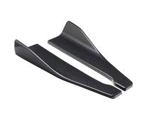 Front Bumper Lip Diffuser For F20 For E90 Universal Bumper Spoiler Splitter Protector 48CM Side Skirts(Carbon Fiber Pattern)