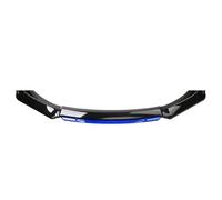 Front Bumper Lip Fit for Porsche 996 Carrera 2000-2024 2025, Matte Black PP Painted Sport Front Spoiler Lip Splitter Bumper 3 Pcs(Black blue)