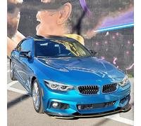 Front Bumper Lip For BMW 4-Series F32 F33 F36 430i 430d 440i Sport 2014-2019 Front Bumper Lip Spoiler Air Chin Body Kit Splitter 3PCS Car Front Spoilers(Gloss Black)