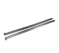 Front Bumper Lip For BMW F15 X5 F85 X5M F16 X6 F86 X6M 2pcs Gloss Black/Carbon fiber Side Skirt Extension Front Bumper Lip Spoiler(Carbon Look)