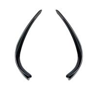 Front Bumper Lip For Mercedes For Benz C-Class W205 C180 C200 C260 C43 AMG 2015-2018 Front Bumper Spoiler Fog Lamp Cover Air Knife Splitter Body Kit(Carbon Fiber look 2)