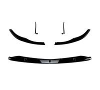 Front Bumper Lip For Mercedes For Benz C Coupe C205 C63 AMG 2015-2022 Car Front Bumper Lip Diffuser Spoiler(Gloss Black)