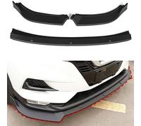 Front Bumper Lip for Nissan Qa-shqai 2019-2020 Car Front Spoilers Lip Spoiler Splitter Body Splitter Kit Vehicle Lower Front Spoiler Diffuser Body Protection