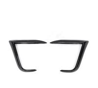 Front bumper lip For Tesla ModelY Juniper 2025 Body Spoiler split Front Bumper Anti-Collision Front Lip Fog Light Wind Blade(Wind Blade Bright)